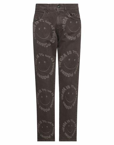 Amish Man Jeans Brown Cotton Cover