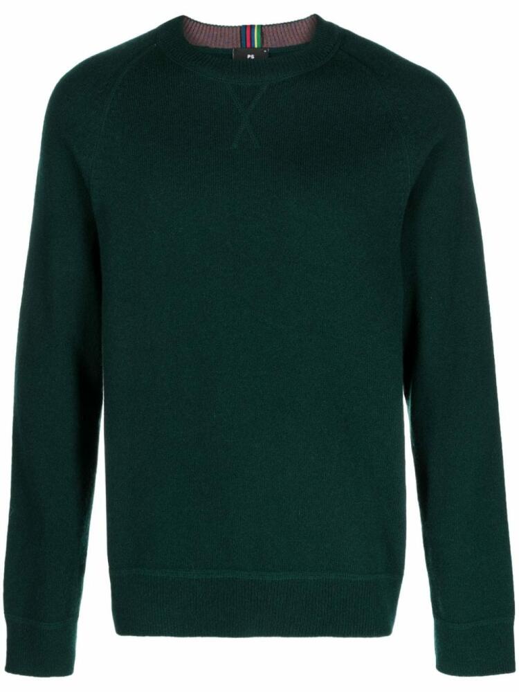 PS Paul Smith long-sleeve merino-wool jumper - Green Cover