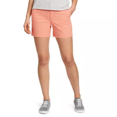 Eddie Bauer Women's Willit Stretch Legend Wash Shorts - 5" Cover