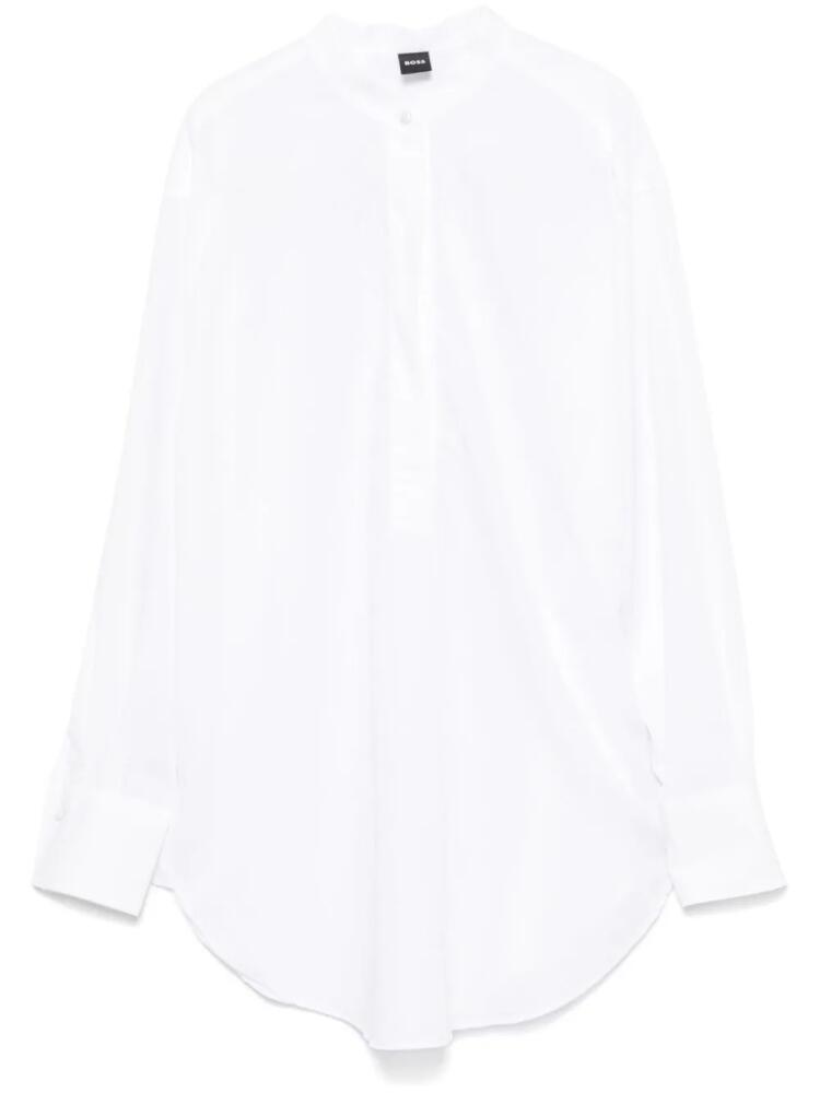 BOSS lyocell blouse - White Cover