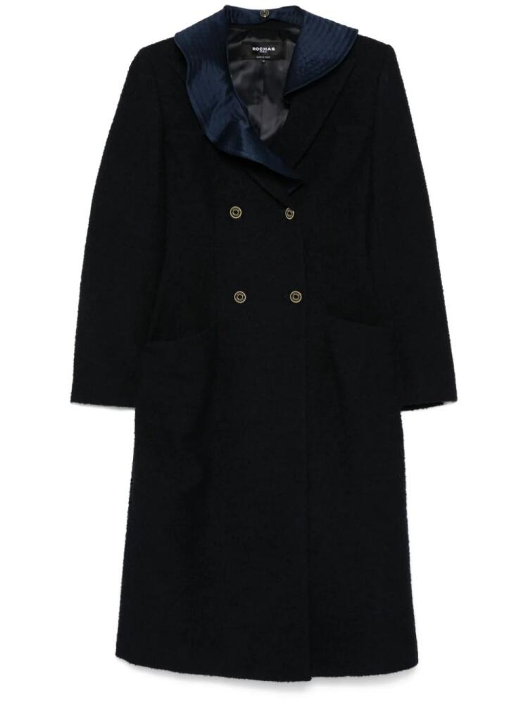 Rochas double-breasted coat - Blue Cover