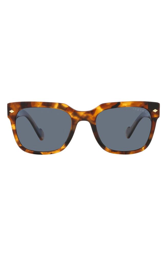 VOGUE 54mm Polarized Square Sunglasses in Tortoise Cover