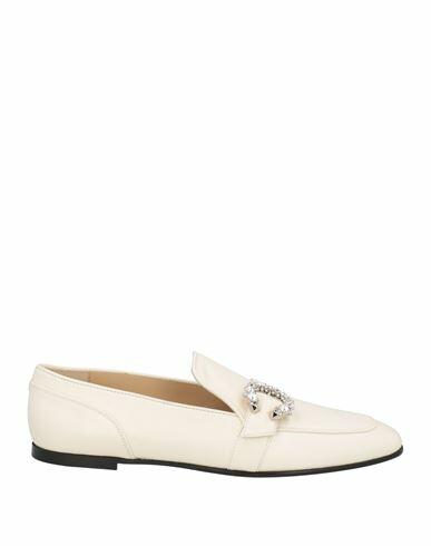 Jimmy Choo Woman Loafers Cream Leather Cover