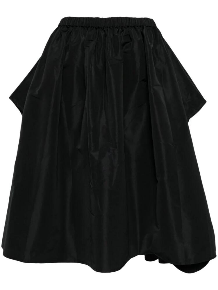 Biyan Taffeta Cape dress - Black Cover