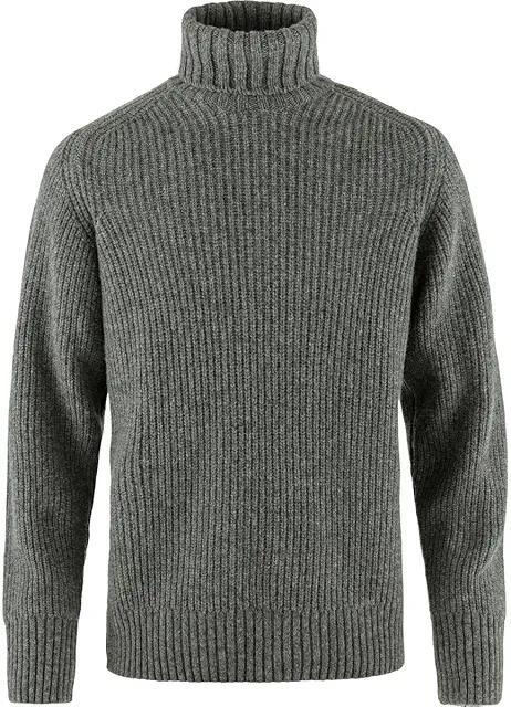 Fjallraven Ovik Roller Neck Sweater (Grey/Melange) Men's Clothing Cover