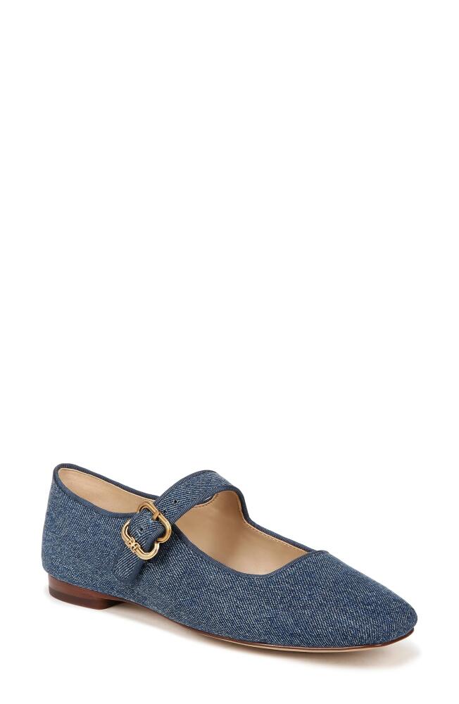 Sam Edelman Michaela Mary Jane Flat in Blue Stone Cover