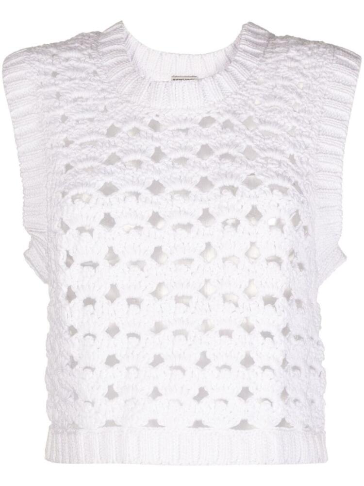 Rachel Comey perforated-design sleeveless top - White Cover