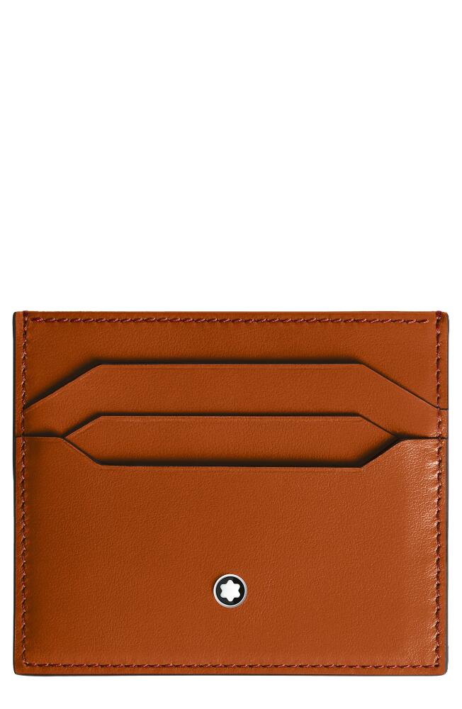 Montblanc Meisterstück Leather Card Case in Rust Cover