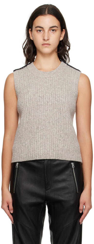 rag & bone Taupe Ingrid Vest Cover