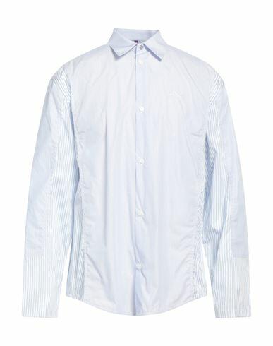 Oamc Man Shirt Blue Cotton Cover