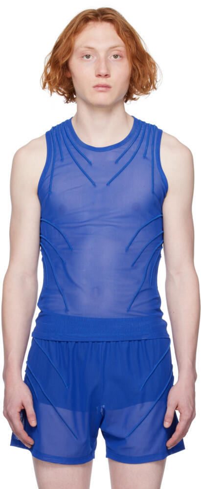 Olly Shinder Blue Veins Tank Top Cover