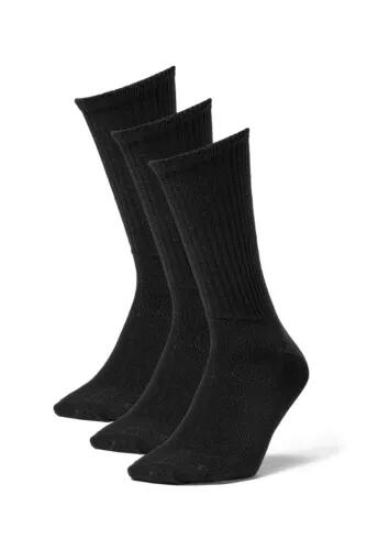 Eddie Bauer Men's Solid Crew Socks - 3 Pack Cover