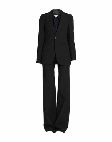 Maison Margiela Woman Suit Black Virgin Wool, Polyester Cover