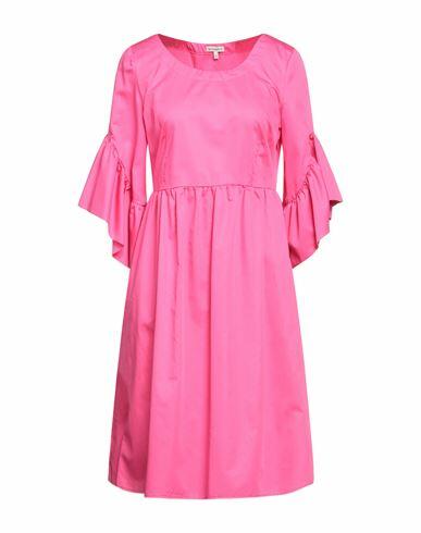 Camicettasnob Woman Midi dress Fuchsia Cotton Cover