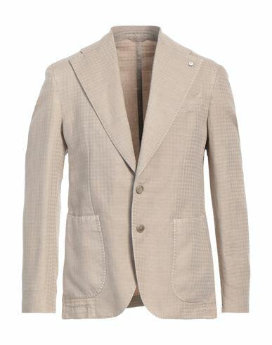 L. b.m. 1911 Man Blazer Beige Cotton, Linen Cover