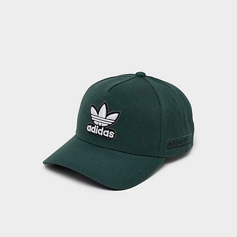 Adidas Originals A-Frame Snapback Hat in Green/Arctic Night Blue Cover