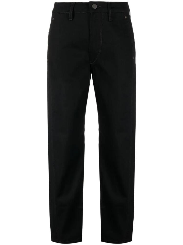 LEMAIRE Twisted cropped jeans - Black Cover