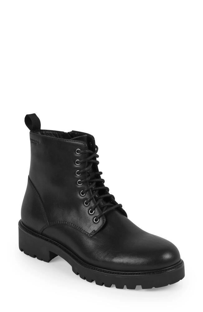 Vagabond Shoemakers Kenova Lace-Up Boot in Black Leather Cover