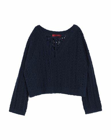 Max & co. Woman Sweater Navy blue Cotton, Polyamide Cover