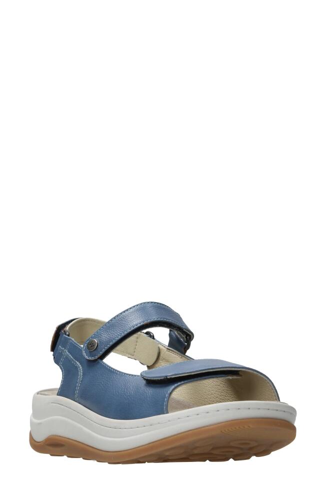 Wolky Adura Slingback Platform Sandal in Sky Blue Biocare Cover