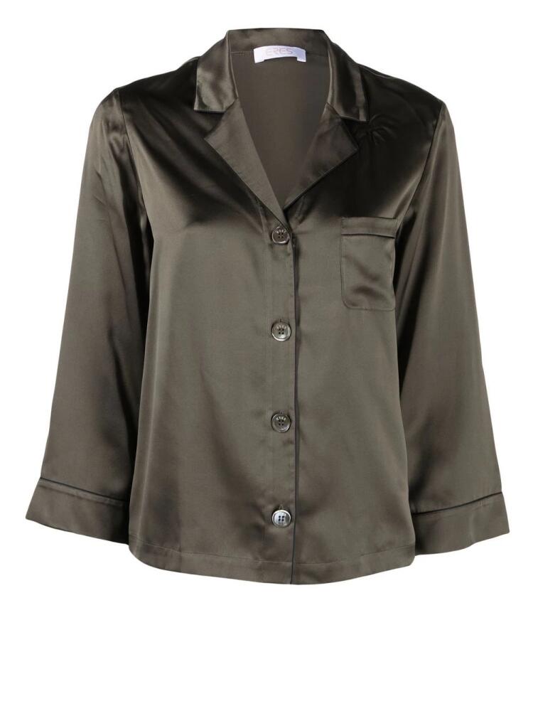 ERES Convive silk shirt - Green Cover