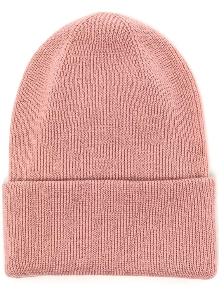 Pringle of Scotland double layer ribbed beanie - Pink Cover