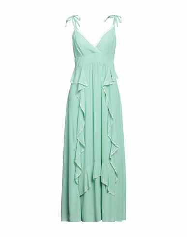 Kaos Woman Maxi dress Light green Polyester Cover