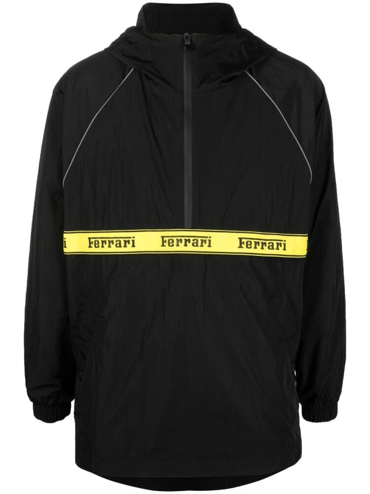 Ferrari recycled zip-up jacket - Black Cover