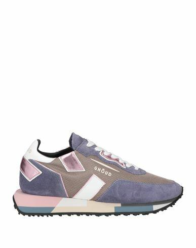 Ghōud Venice Woman Sneakers Purple Soft Leather, Textile fibers Cover