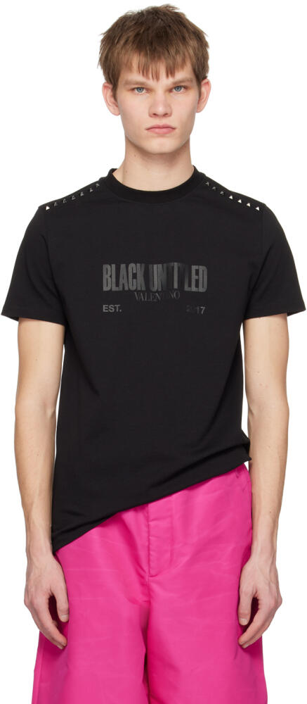 Valentino Black Rockstud T-Shirt Cover