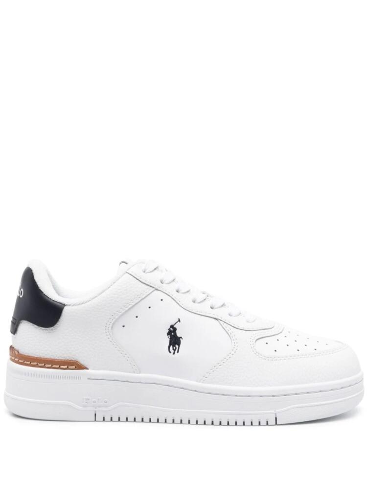 Polo Ralph Lauren Masters leather sneakers - White Cover