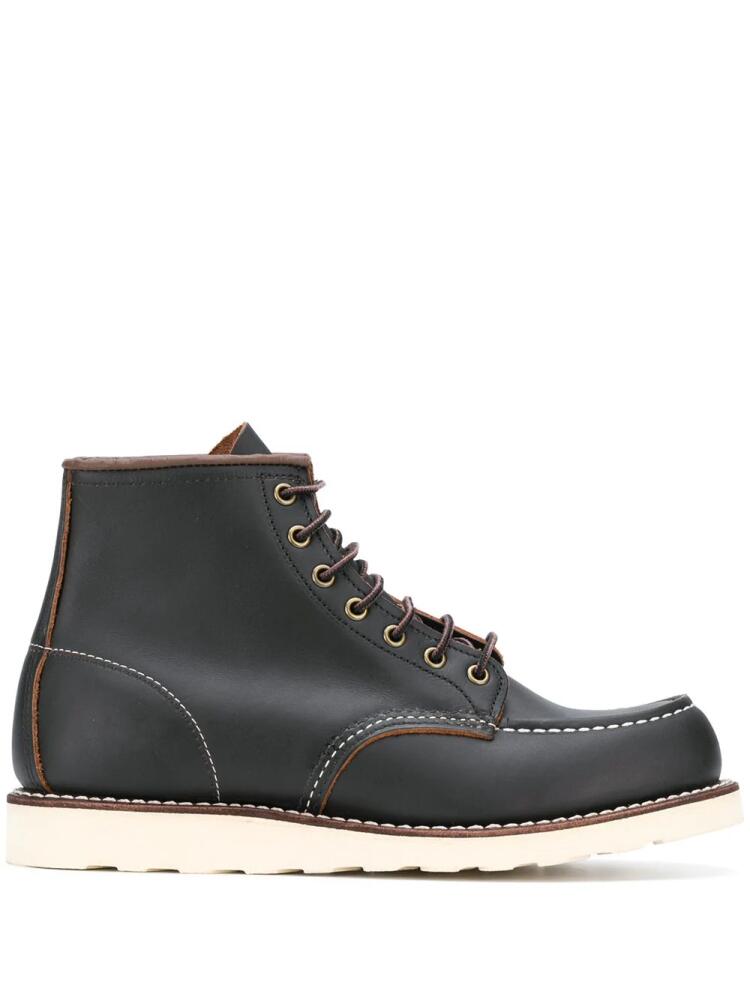 Red Wing Shoes Classic Mock Toe boots - Black Cover