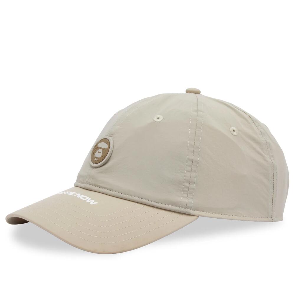 Men's AAPE One Point Cap in Beige Cover