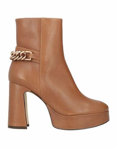 Bruno Premi Woman Ankle boots Camel Soft Leather Cover