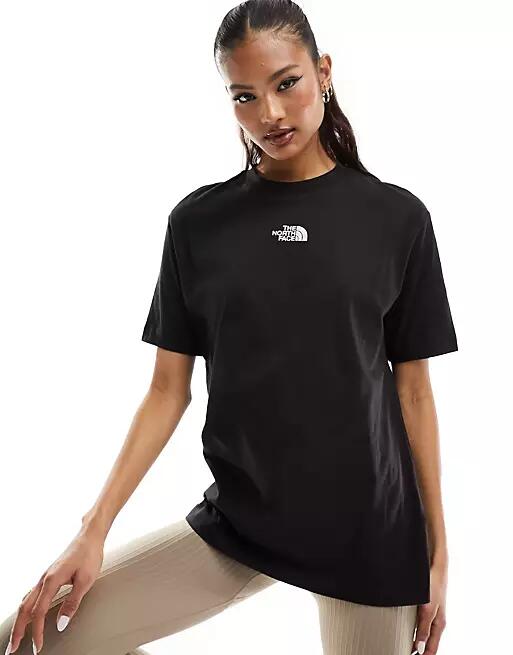 The North Face Oversized T-shirt in black Exclusive to ASOS Cover