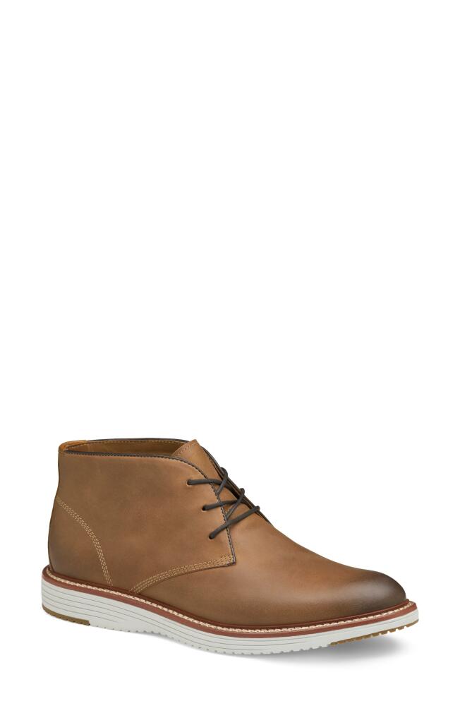 Johnston & Murphy Upton Chukka in Tan Oiled Full Grain Cover