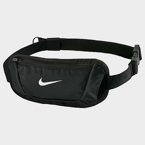 Nike Challenger 2.0 Large Waist Pack in Black/Black Nylon/Polyester Cover