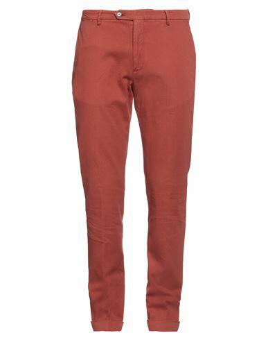 Betwoin Man Pants Rust Cotton, Elastane Cover