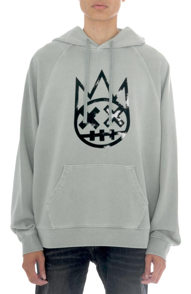 Cult of Individuality Shimuchan Flocked Logo Graphic Hoodie in Vintage Grey Cover