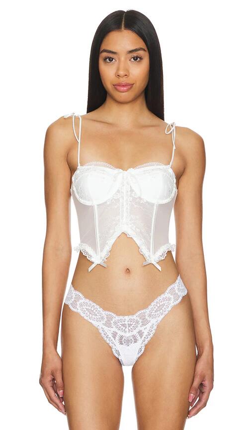 KAT THE LABEL Sofia Corset in White Cover