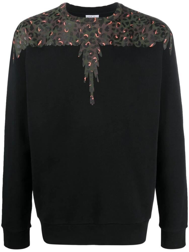 Marcelo Burlon County of Milan Animalier Wings organic cotton sweatshirt - Black Cover