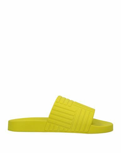 Bottega Veneta Man Sandals Acid green Rubber Cover