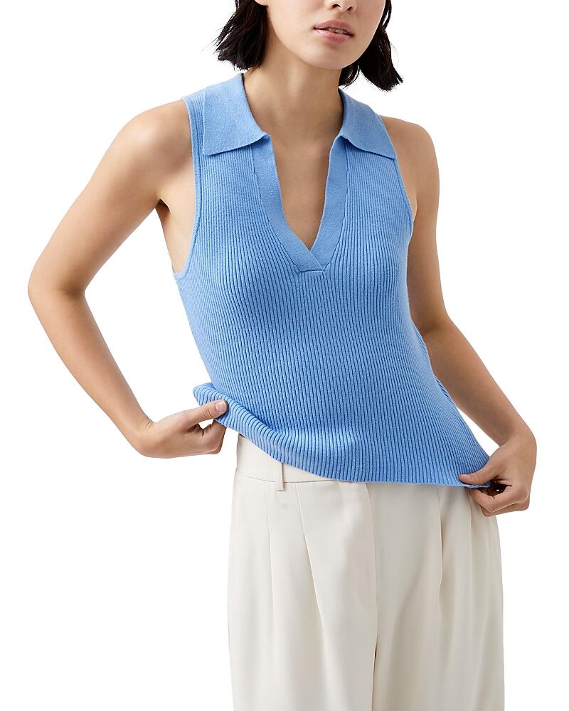 French Connection Cosysoft V Neck Knit Tank Top Cover