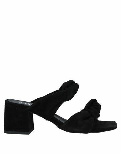 Ottod'ame Woman Sandals Black Soft Leather Cover