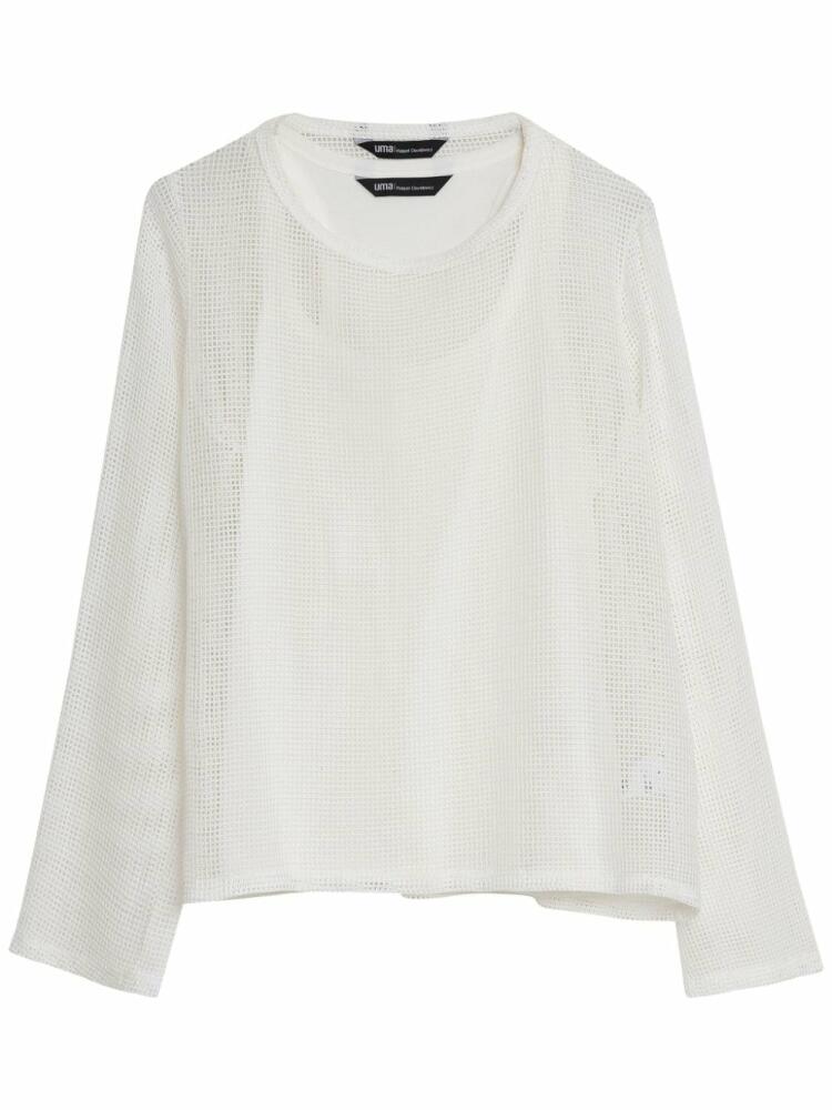 Uma | Raquel Davidowicz open-knit jumper - White Cover