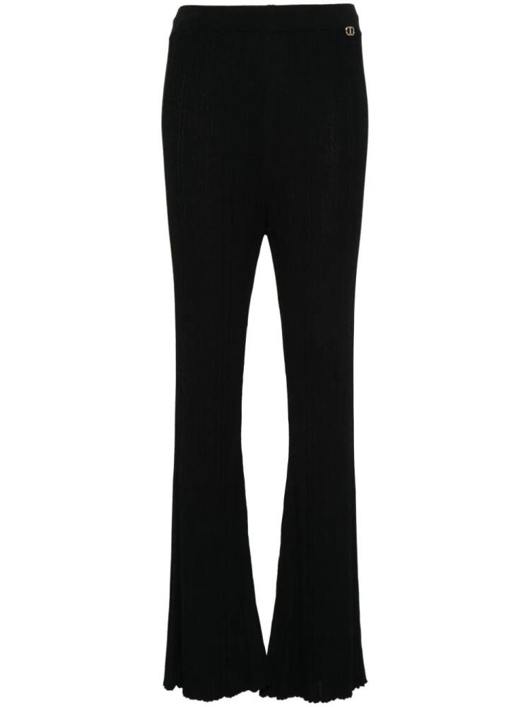 TWINSET flared trousers - Black Cover