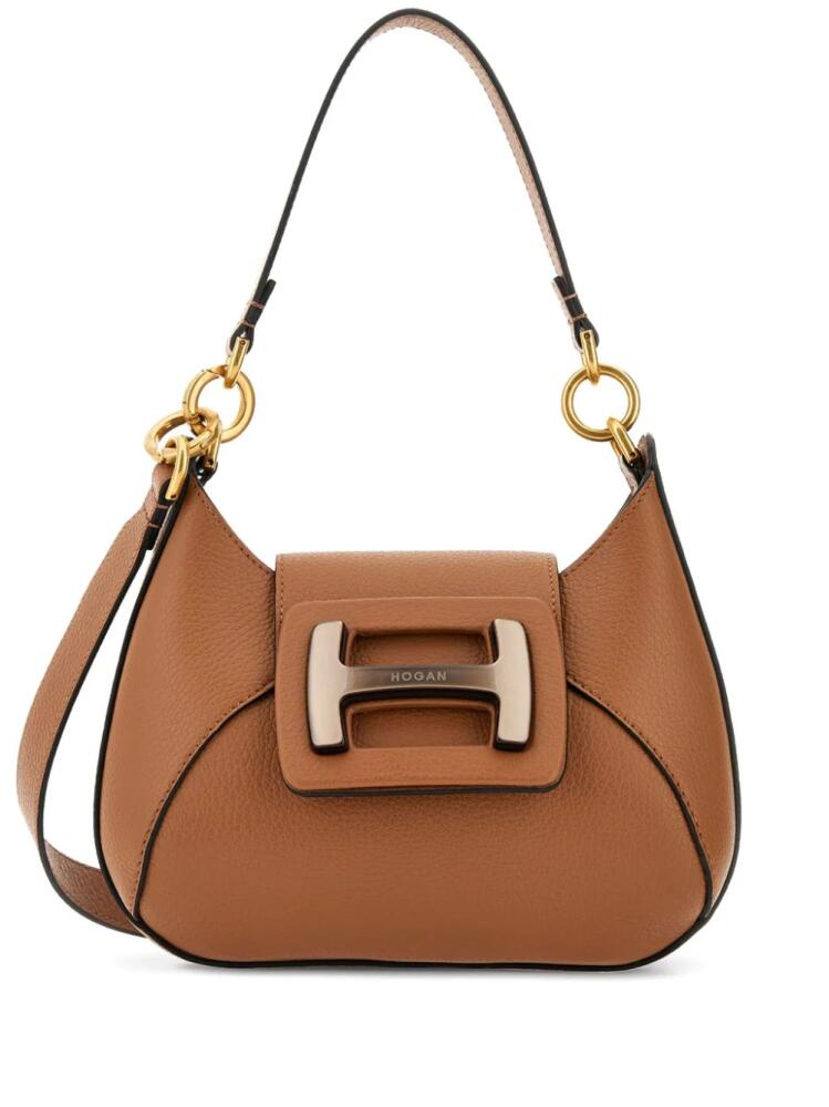 Hogan mini H-Bag Hobo shoulder bag - Brown Cover