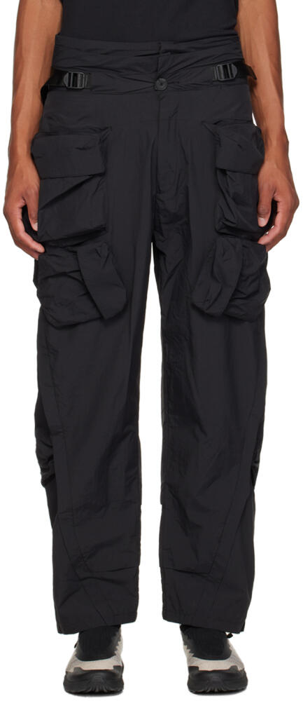 Archival Reinvent Black Extended Cargo Pants Cover