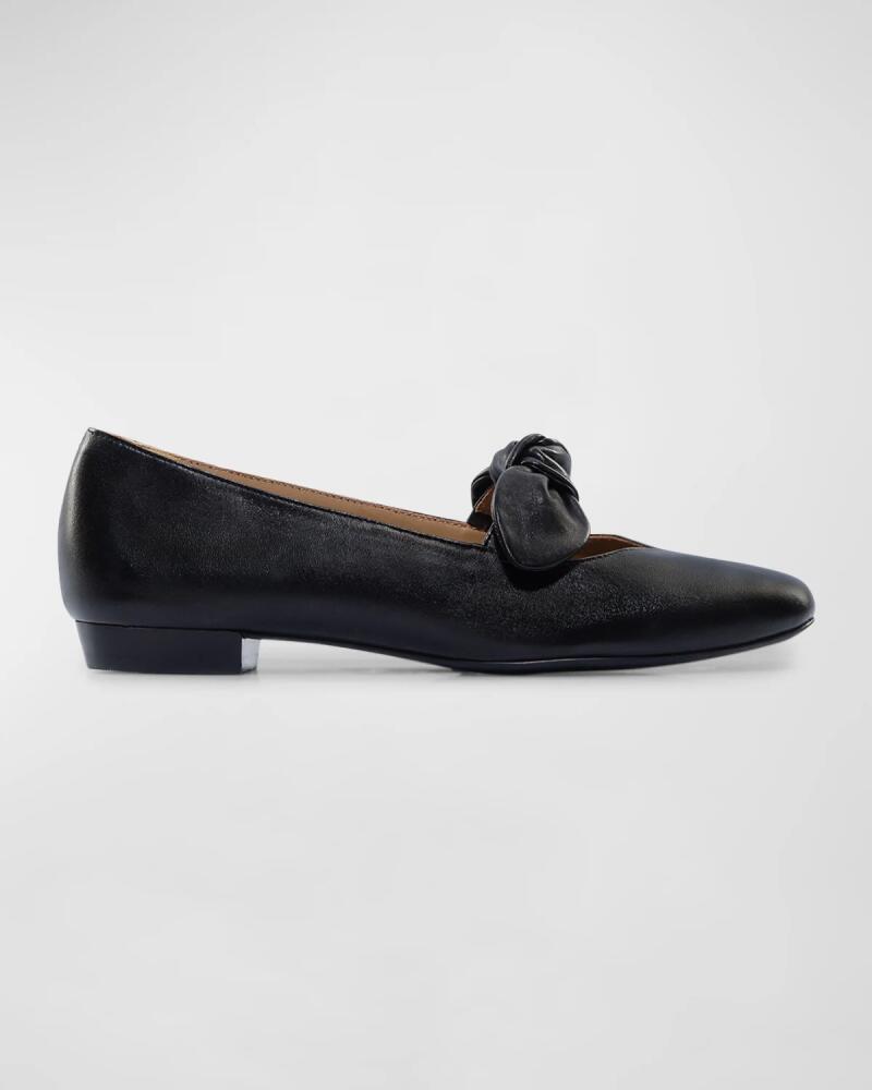 Bernardo Emersyn Leather Bow Ballerina Flats Cover