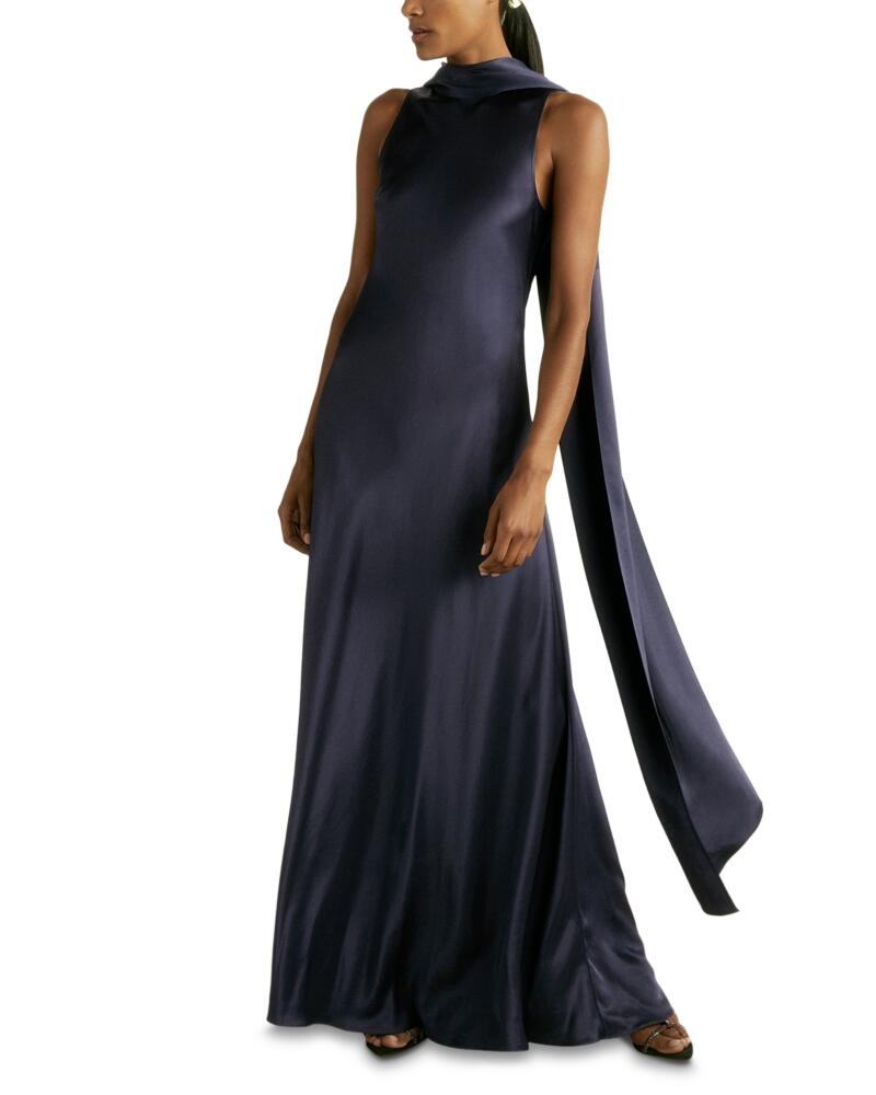 Reiss Fae Satin Maxi Dress Cover